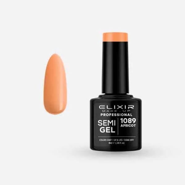 Élixir Semi Gel #1089 vernis semi-permanent 8ml abricot