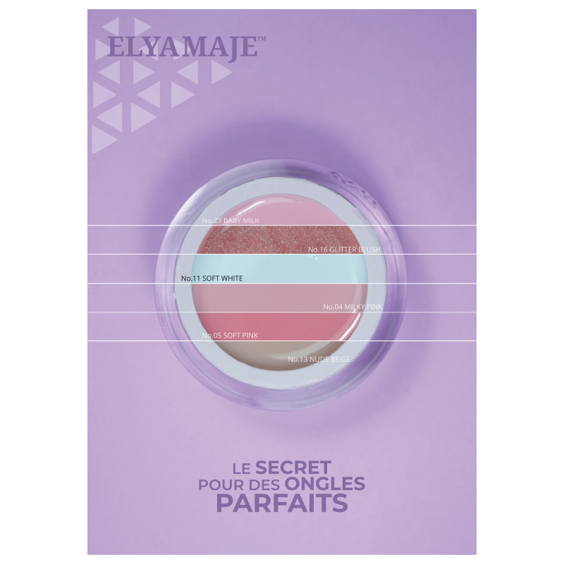 ElyaMaje Kit n°2 lot 3 posters déco salon manucure
