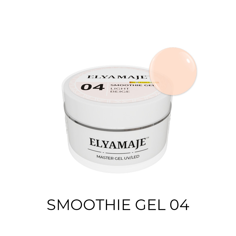 Elyamaje Smoothie Gel N°4 Light Beige Gel UV Nude