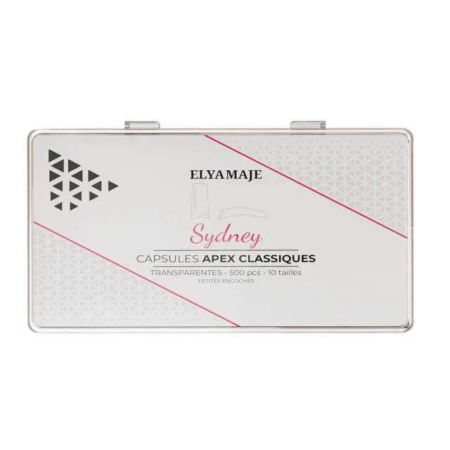 Elyamaje Sydney Transparentes capsules x500 rallongement