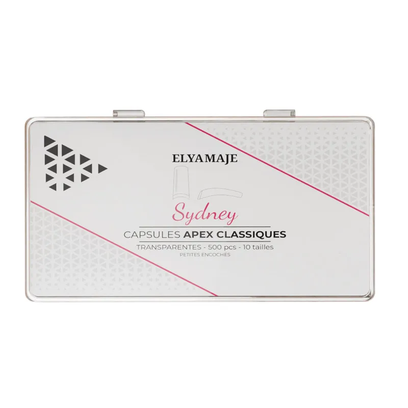 Elyamaje Sydney Transparentes capsules x500 rallongement