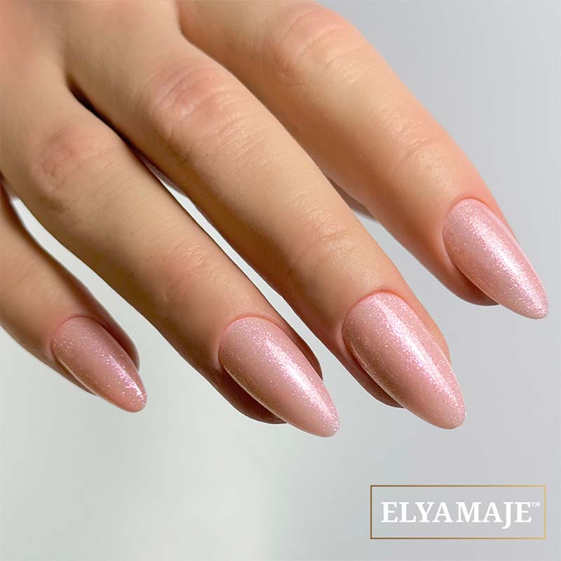 Elyamaje N°326 Pink Nova vernis semi-permanent irisé