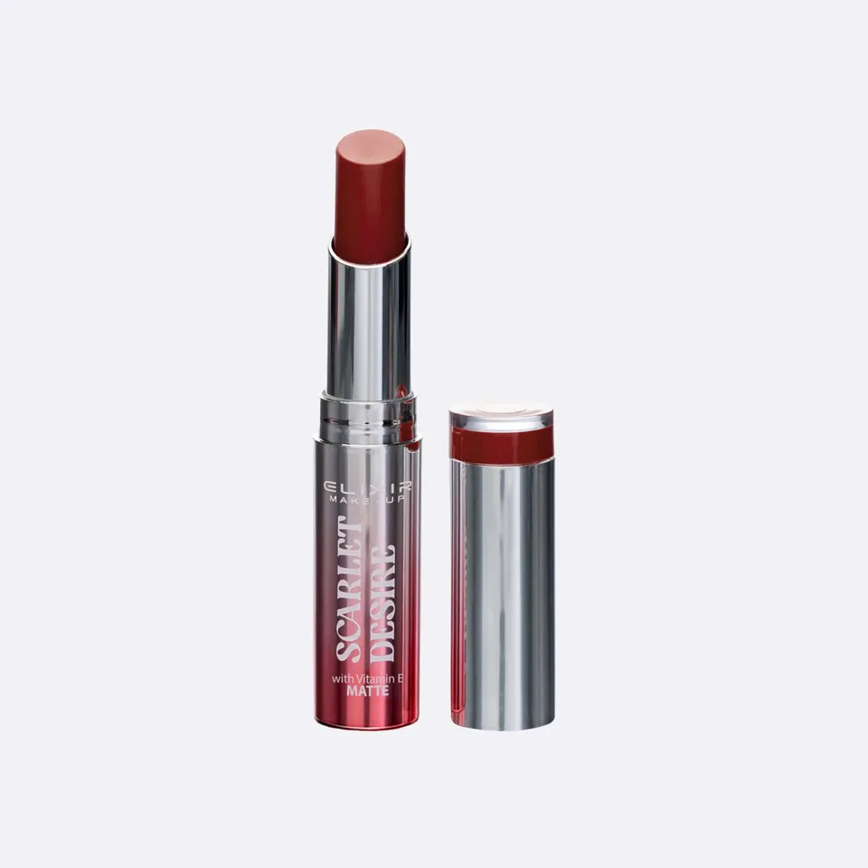 Élixir Scarlet Desire Rouge Lèvres Mat N°108 Hydratant Vitamine E