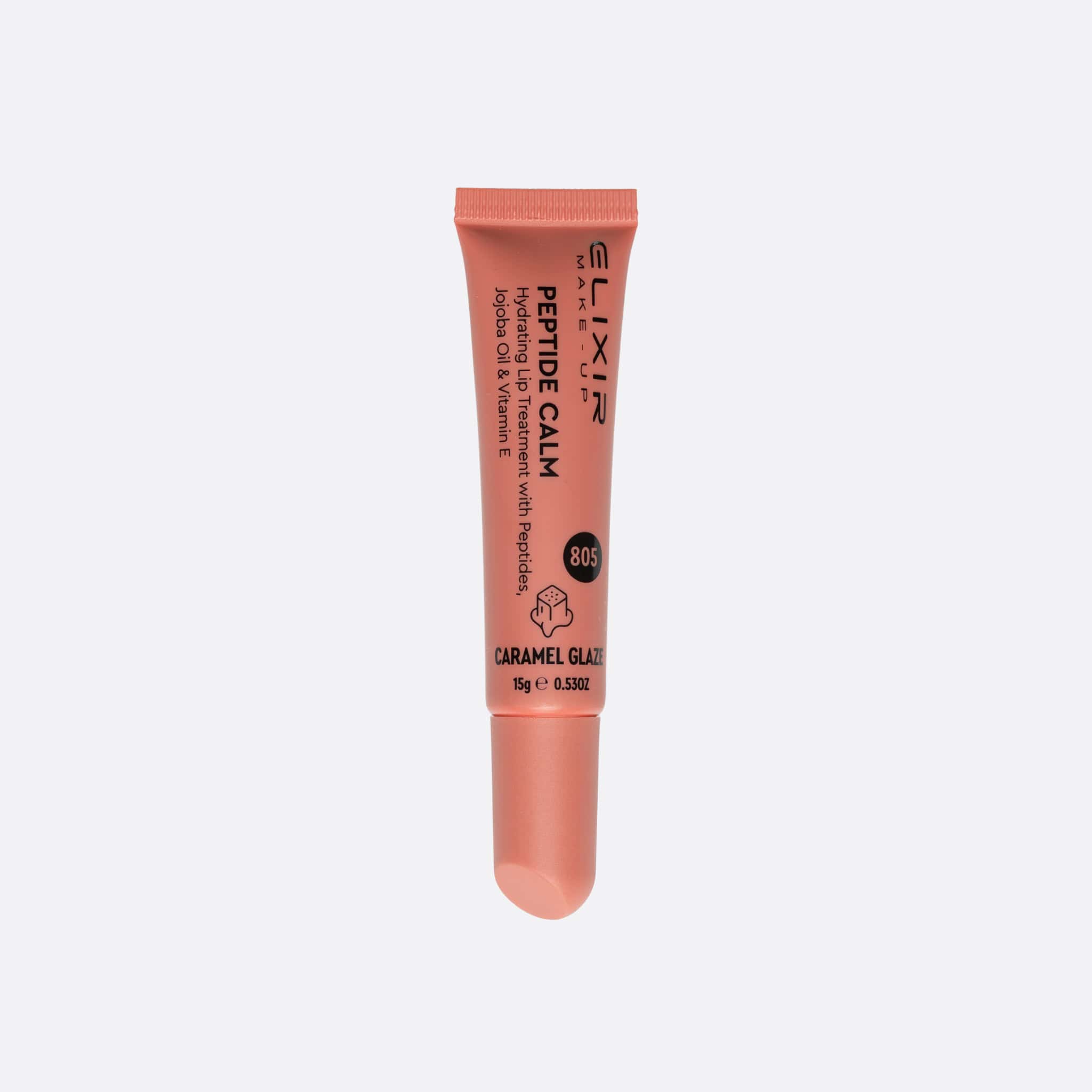 Élixir Peptide Calm 805 Caramel Glaze soin lèvres hydratant