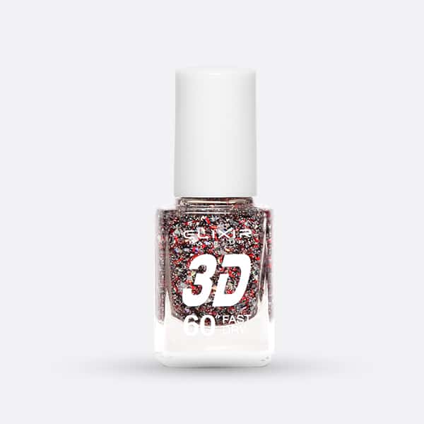 Élixir Glitter 3D 268 vernis pailleté séchage rapide brillance