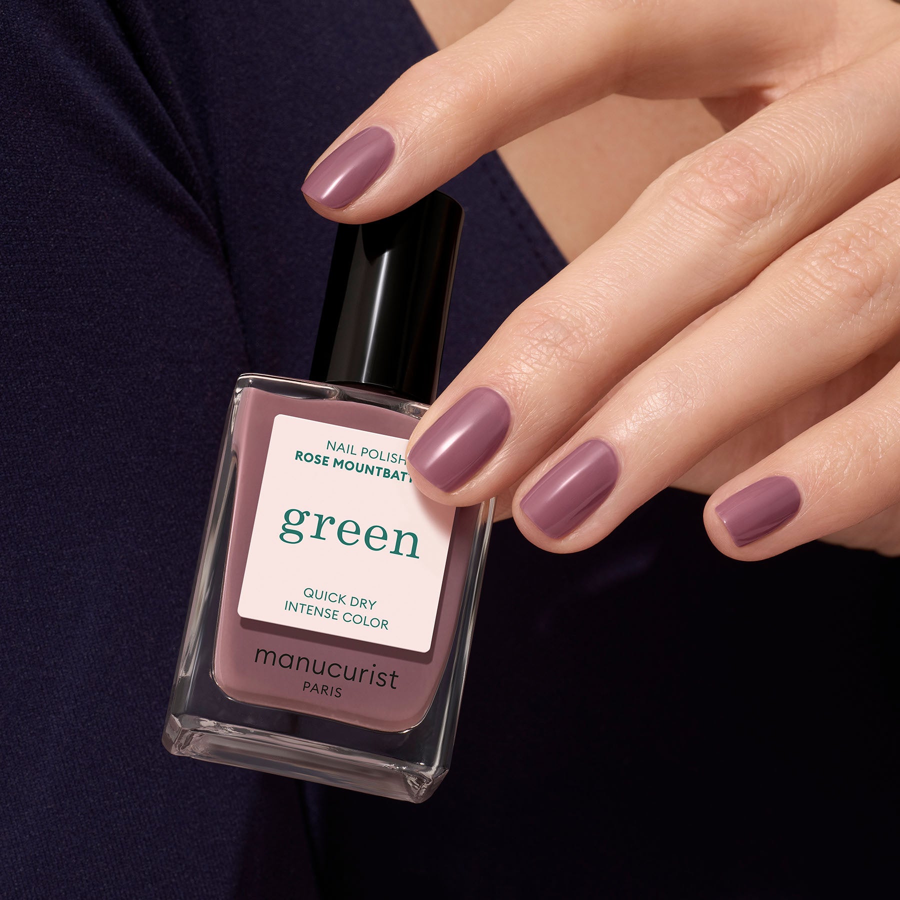 Manucurist Green Rose Mountbatten vernis à ongles rose taupe