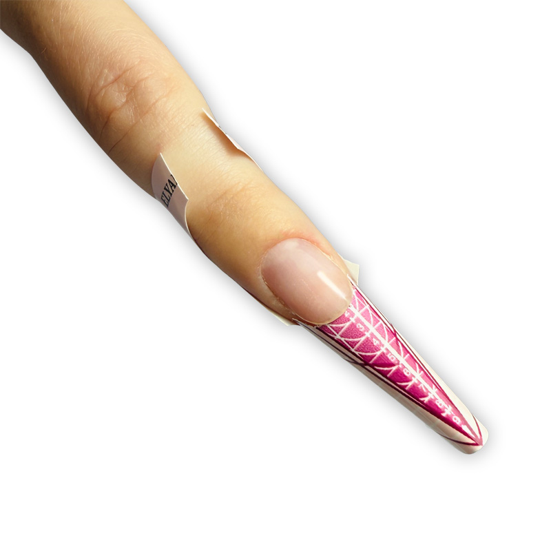 Elyamaje Chablon Structure papier forme ongles 500 pcs