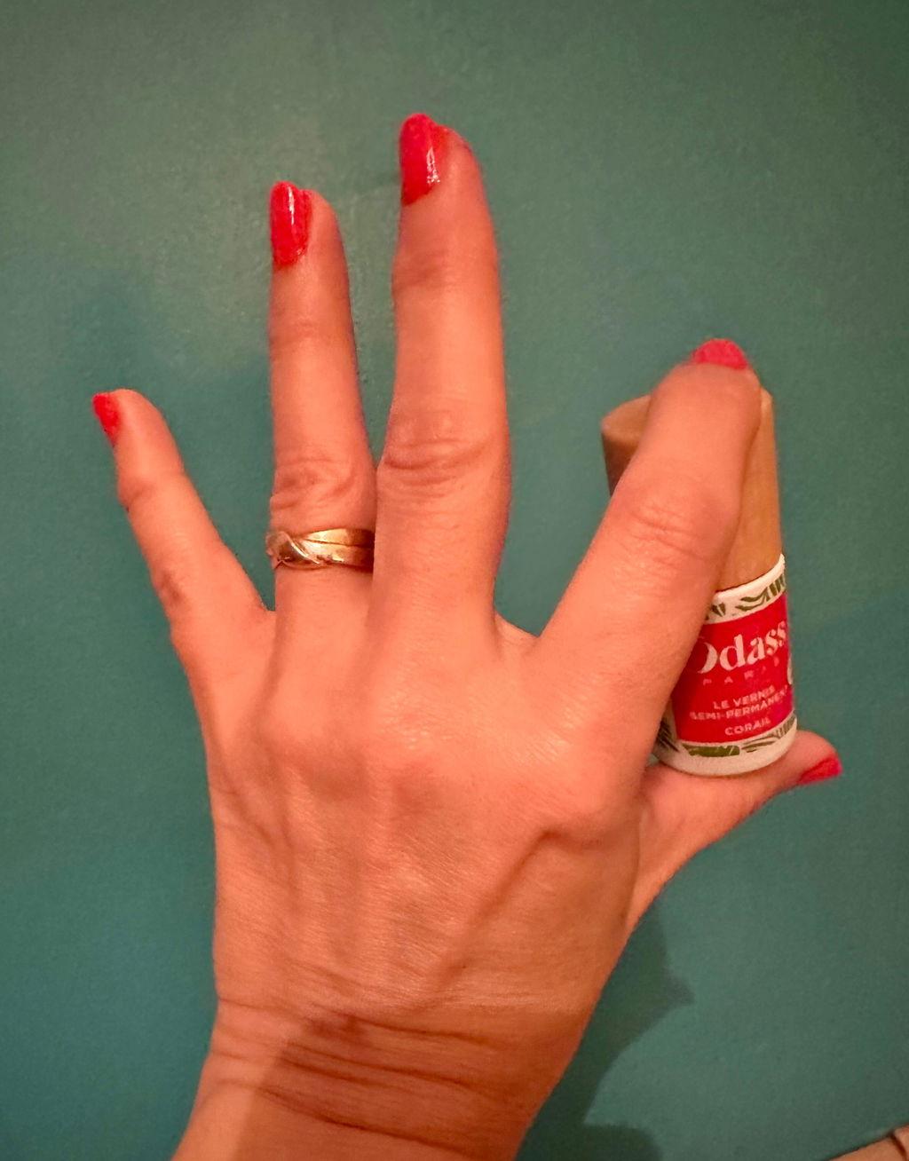 Ôdass Paris Corail vernis semi-permanent biosourcé 10ml