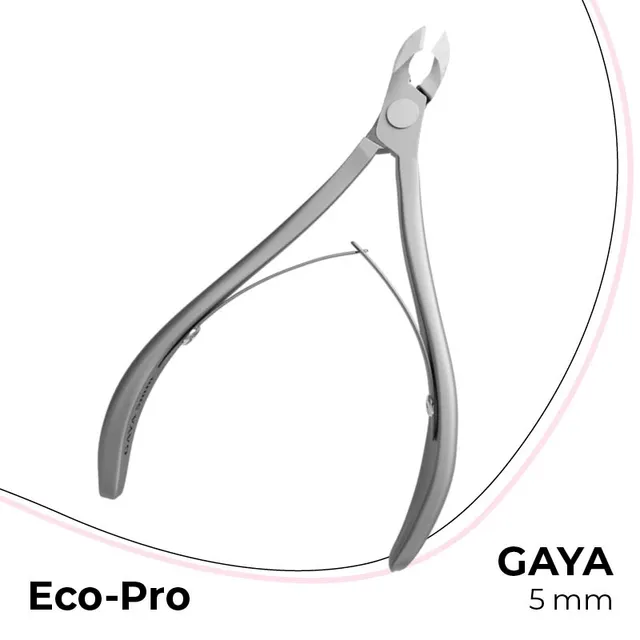 Elyamaje Eco Pro Gaya 5mm coupe-cuticules inox