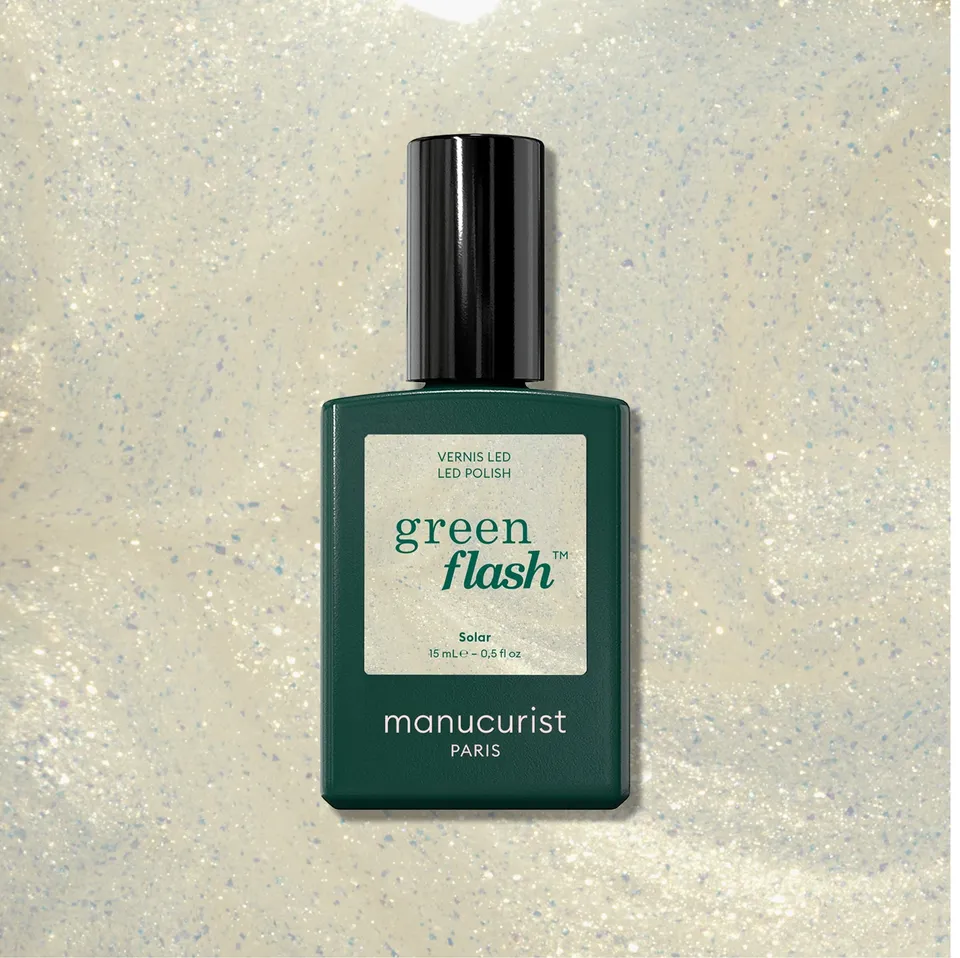 Manucurist Green Flash Solar vernis semi-permanent blanc doré