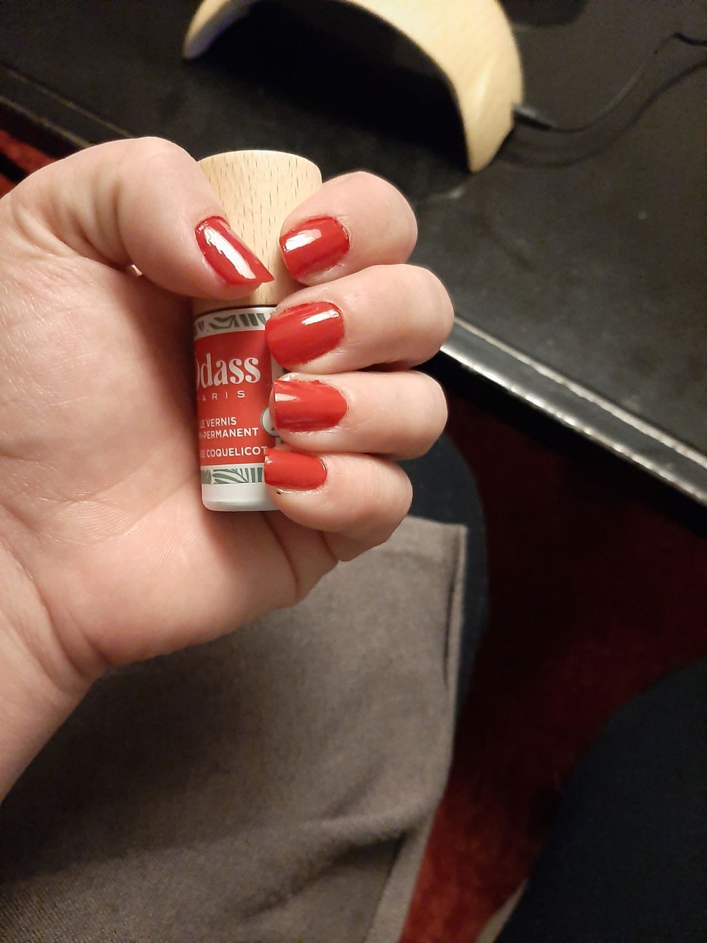 Ôdass Paris Rouge Coquelicot vernis semi-permanent rouge 10 ml