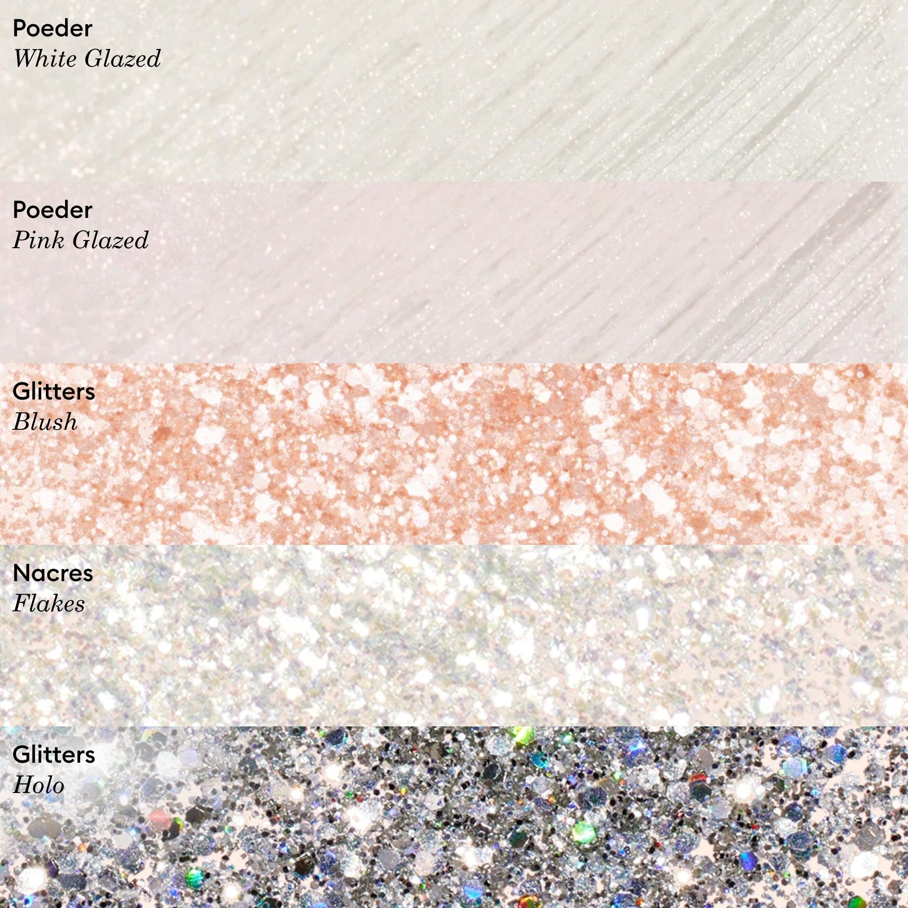 Manucurist Nacres Flakes poudre nail art effet nacré