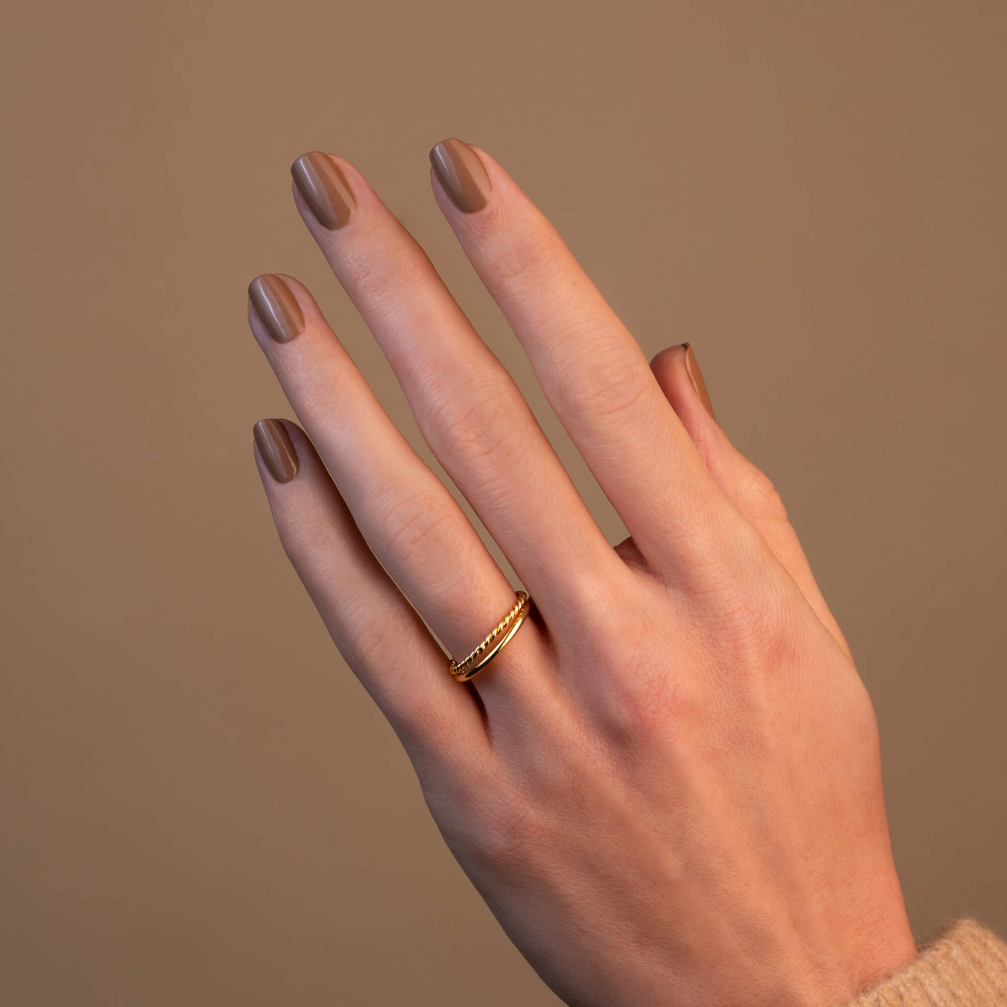 Manucurist Green vernis Orme marron café au lait