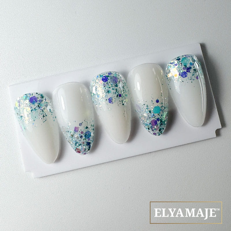 Elyamaje Crystal 11 paillettes ongles incrustation