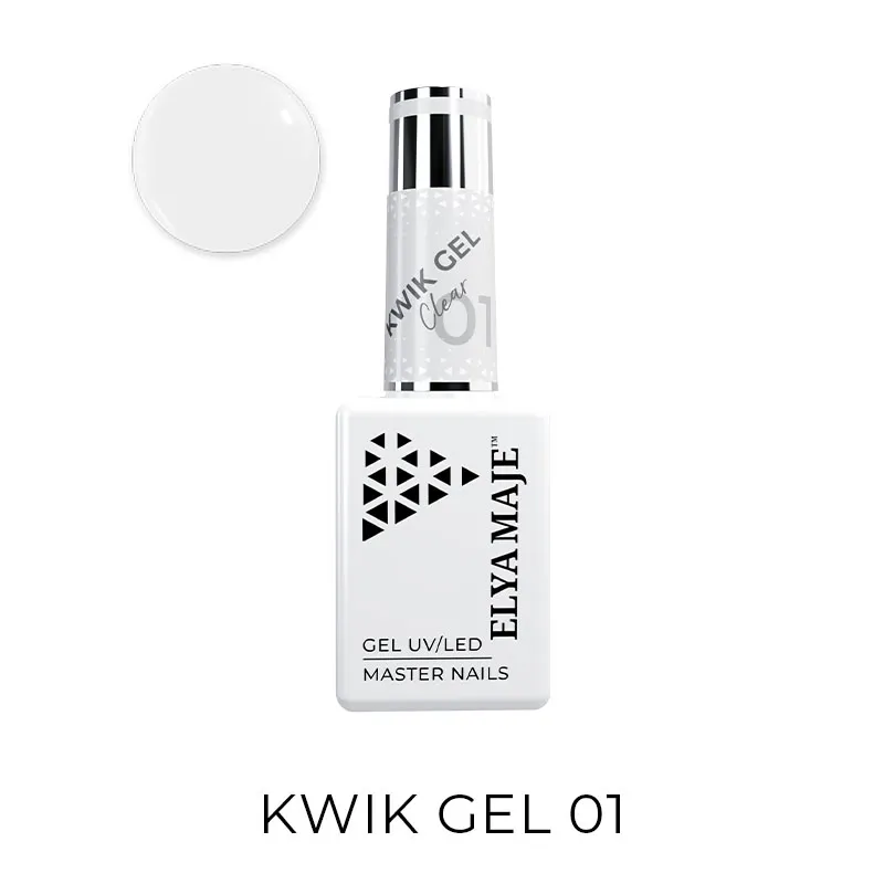 Elyamaje Kwik Gel Clear n°1 gel flacon construction fluide