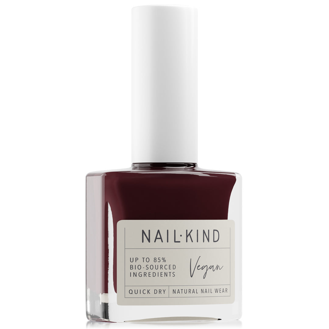 NAIL KIND The Colour Squad Read My Lips vernis rouge noir profond