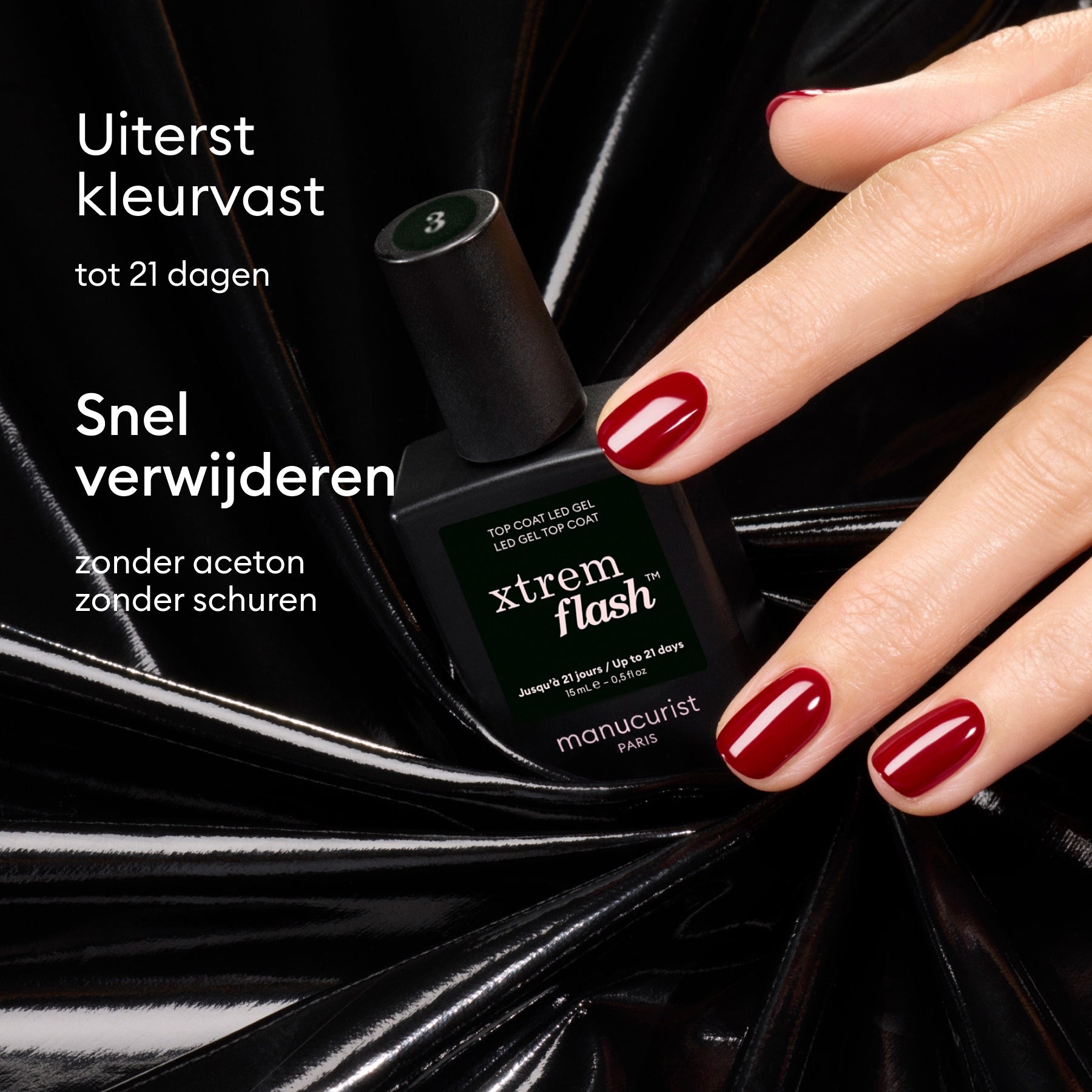 Manucurist Green Flash Top Coat Xtrem Flash gel brillant