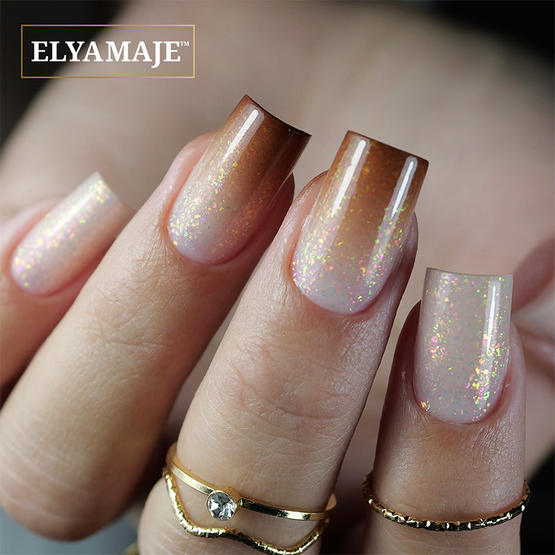 Elyamaje Ultra Baby Paint 09 gel nail art marron chocolat