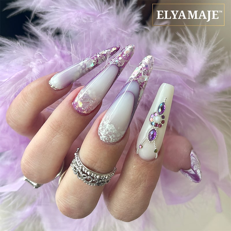 Elyamaje Déco Glue gel nail art colle à strass no wipe