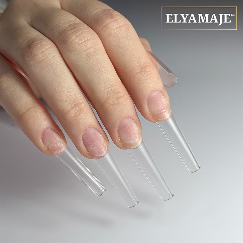 Elyamaje Rio capsules Ccurve transparent mat 600pcs rallongement