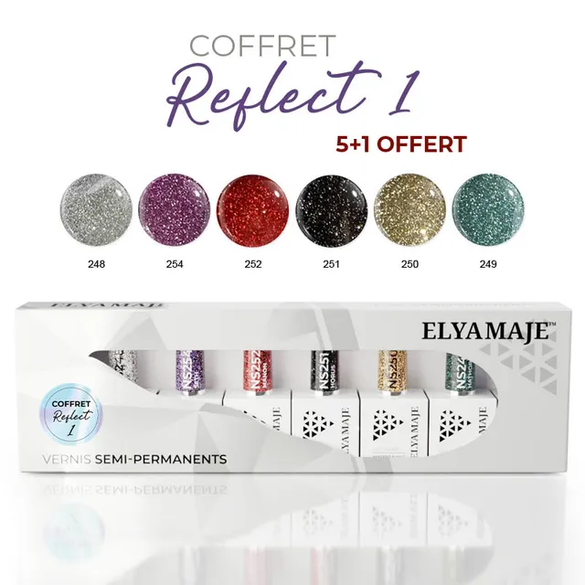 ElyaMaje Reflect 1 coffret vernis semi-permanent édition