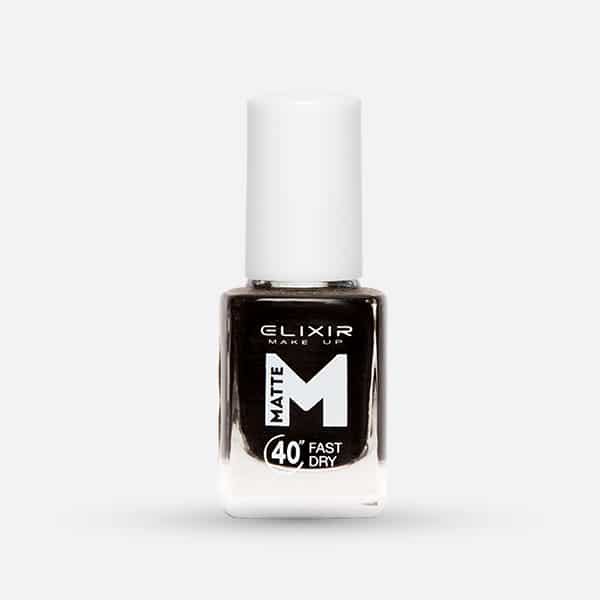Élixir Matte 40" #M02 vernis mat noir séchage 40 s