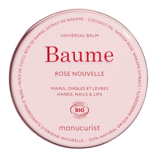 Manucurist Baume Rose soin multi-usage lèvres ongles