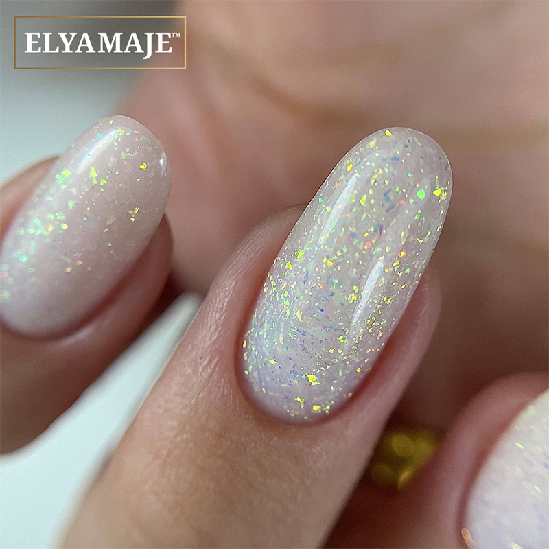 Elyamaje Flake Creamy Gel N°03 Milky White gel