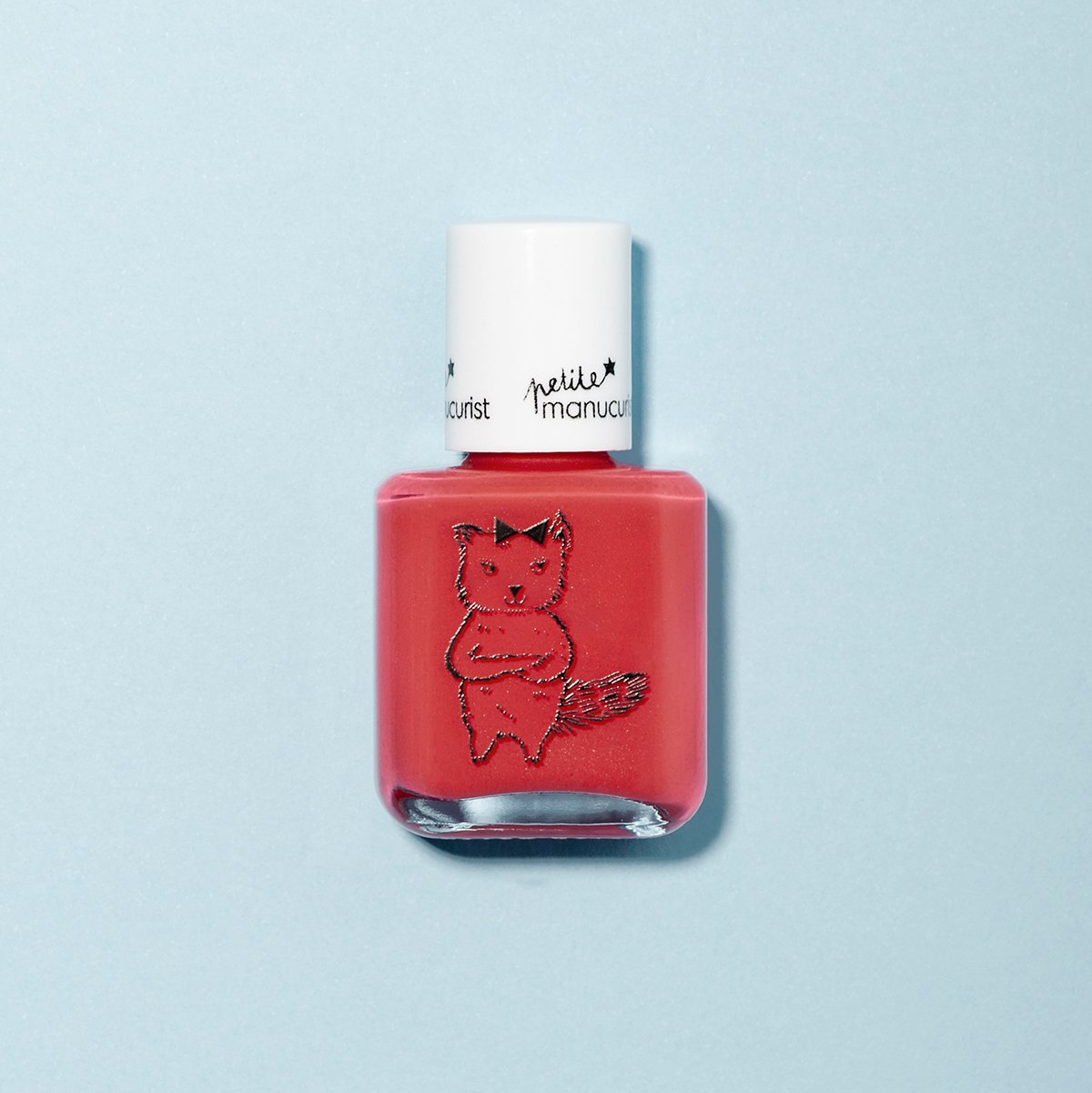 Manucurist Kiki la Chatonne vernis enfant rouge corail à l’eau