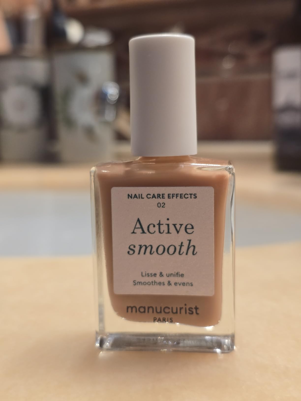 Manucurist Active Smooth 00 vernis soin voile rosé