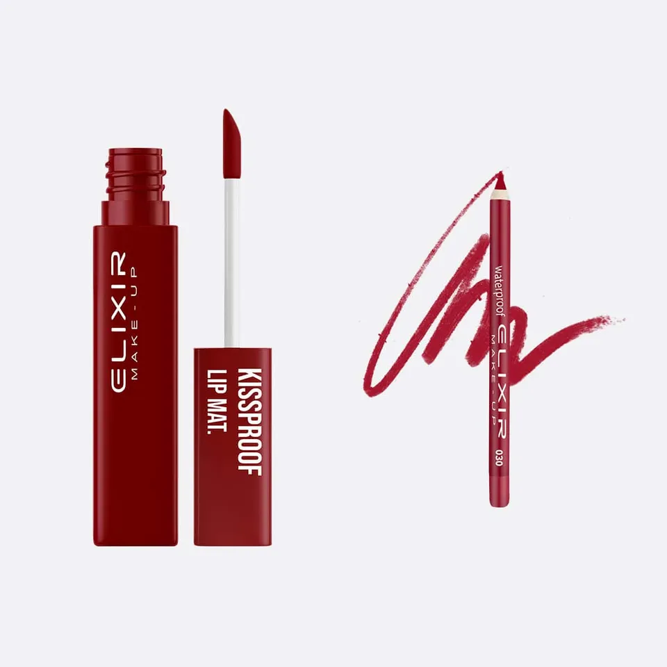 Élixir Kissproof Skopelos kit lèvres rouge mat True Red