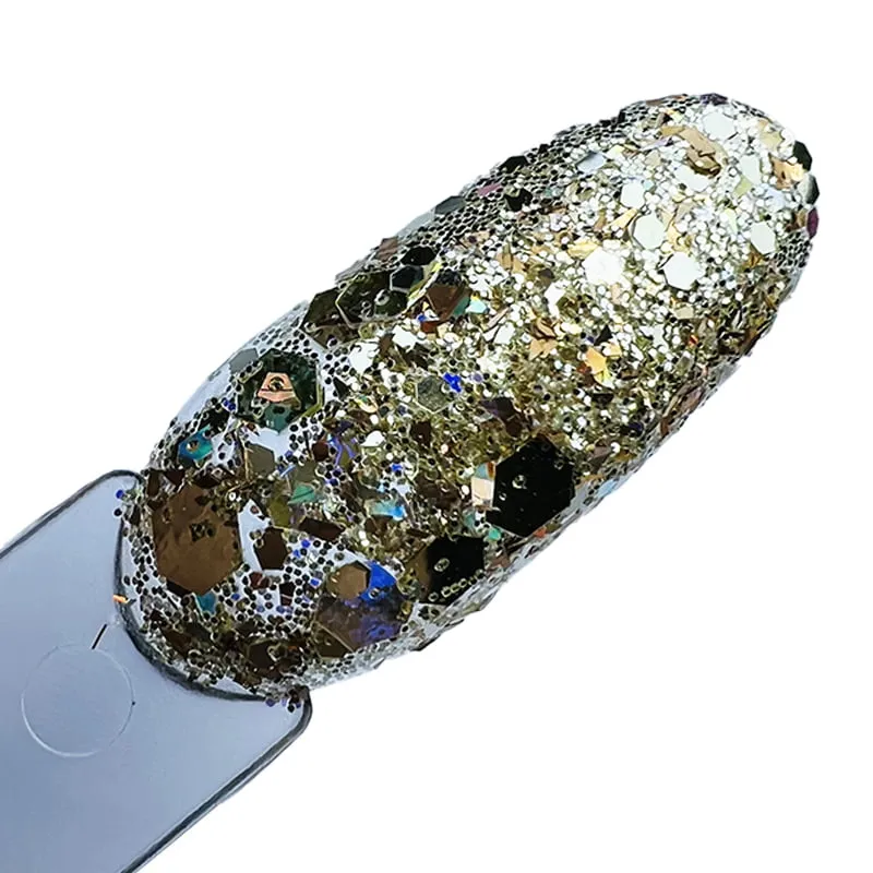 Elyamaje Crystal 4 paillettes ongle irisées