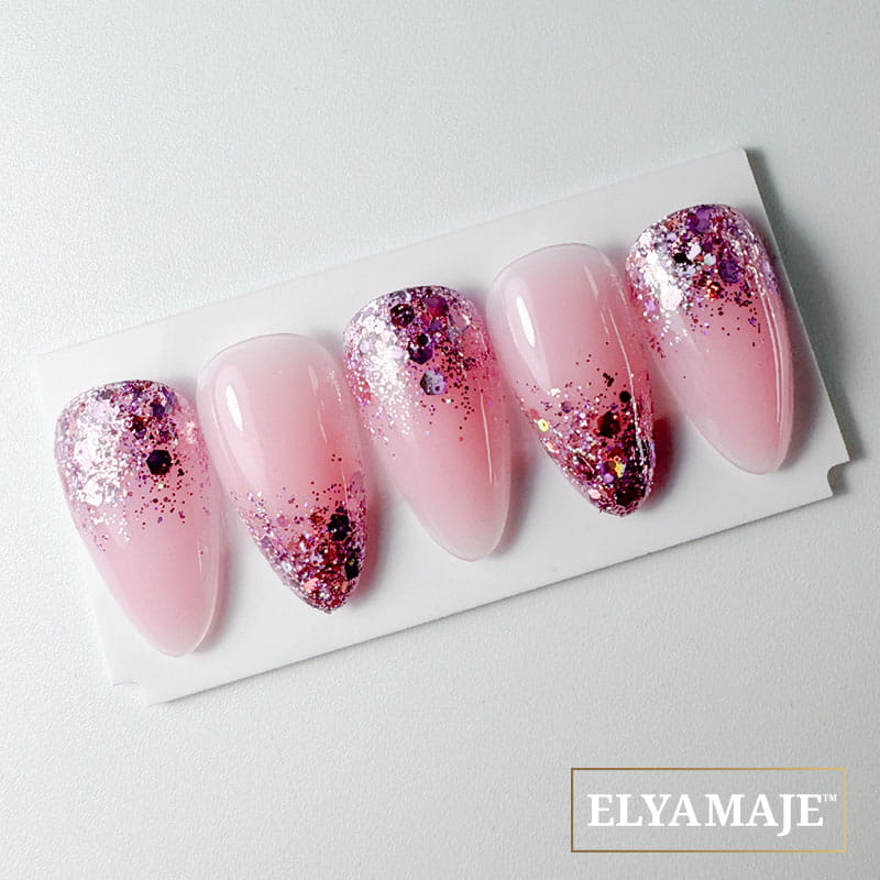 Elyamaje Crystal 9 paillettes ongles incrustation