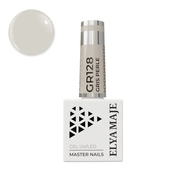 Elyamaje N°128 Gris perle vernis semi-permanent couvrant