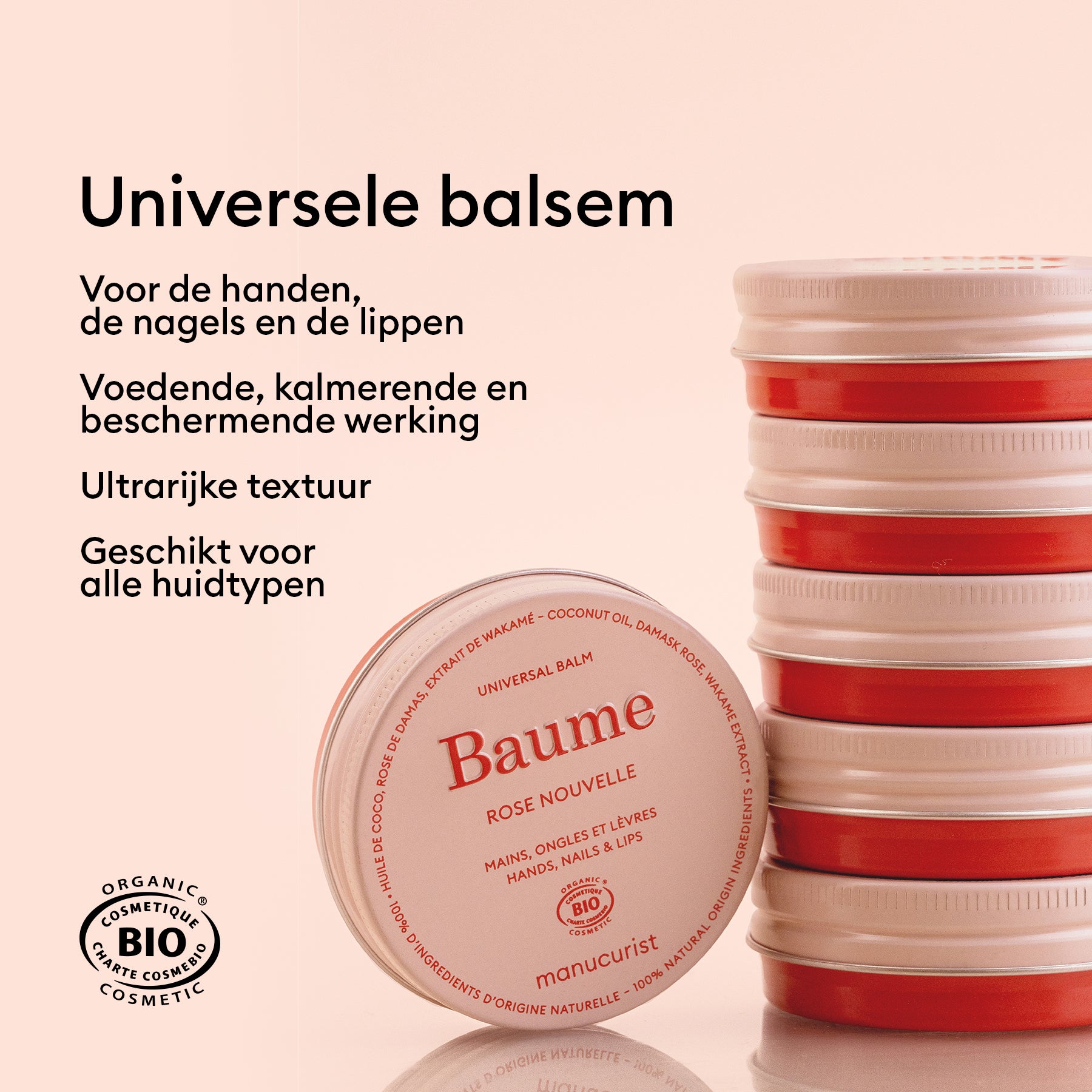 Manucurist Baume Rose baume lèvres ongles naturel