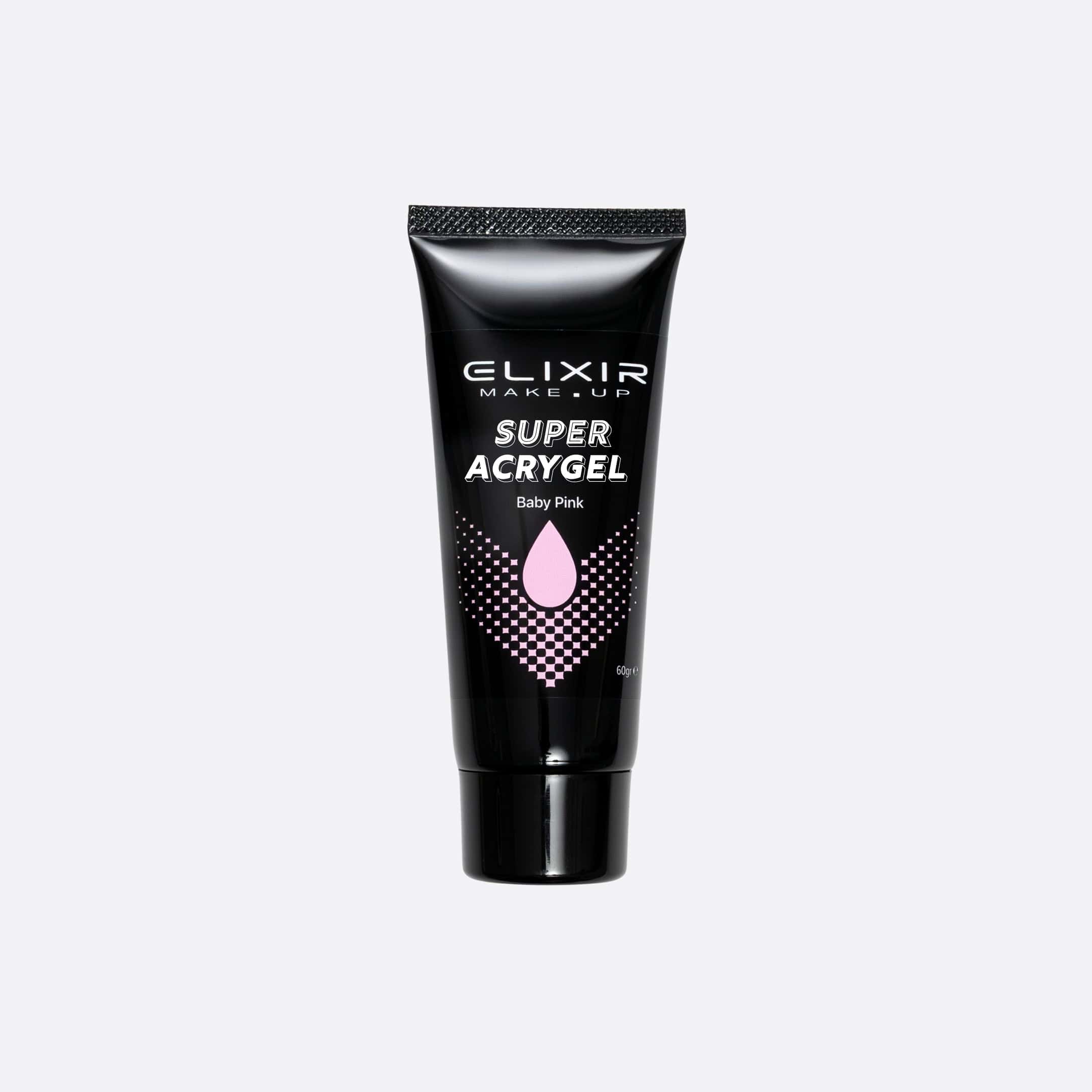 Élixir Super Acrygel ongle 907D Baby Pink 60 g solide