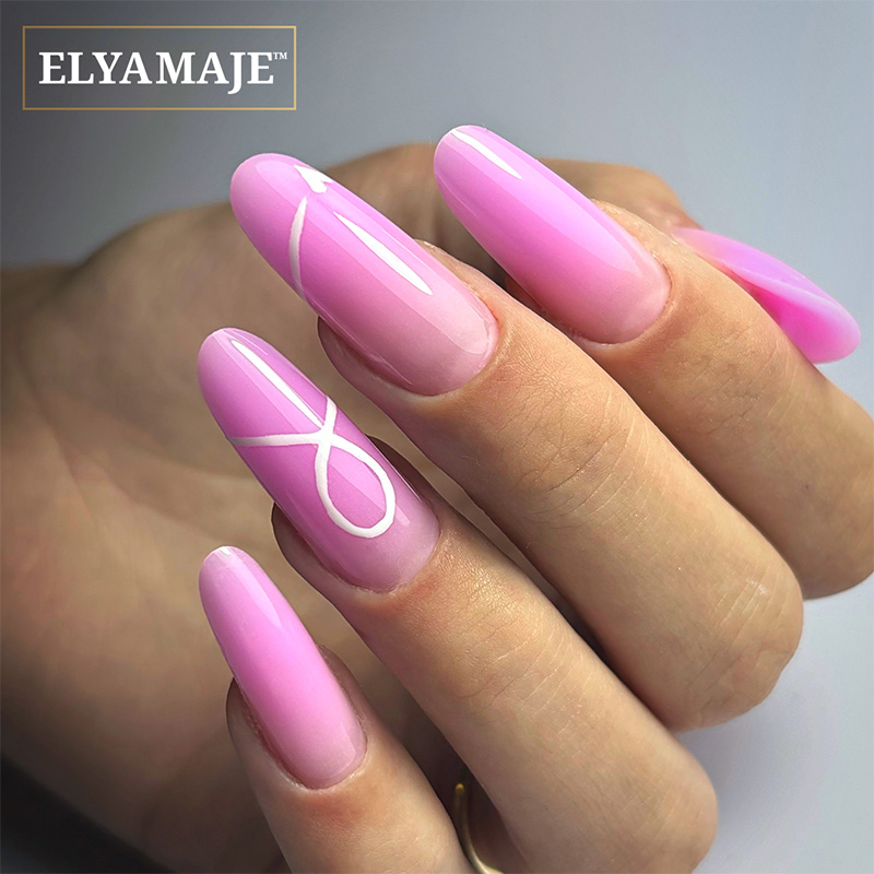 ELYAMAJE Acrypop Barbie Pink n°10 gel UV rose flexible