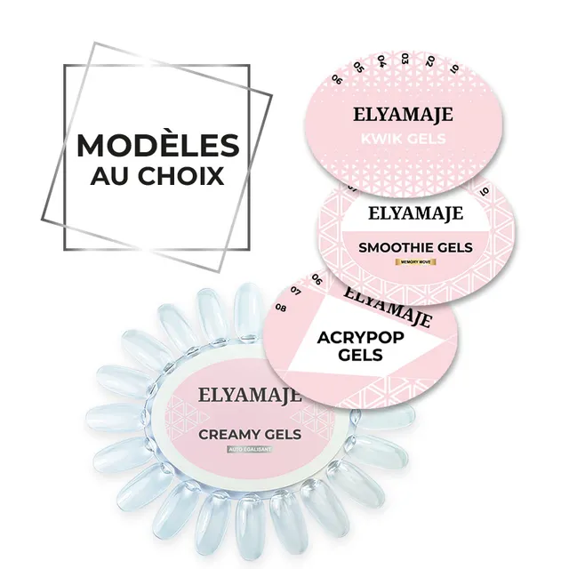 Elyamaje Carrousel nuancier transparent compact