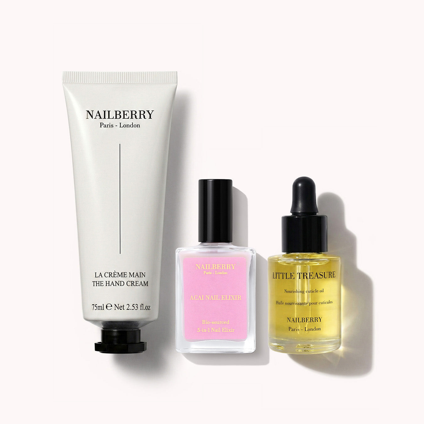 Nailberry Hydrate & Fortify coffret soin ongles 3 soins hydratant