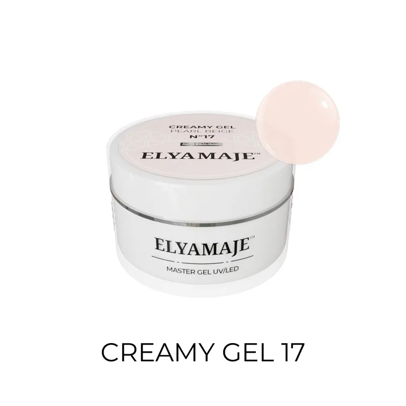 ElyaMaje Creamy Gel Pearl Beige n°17 gel nacré