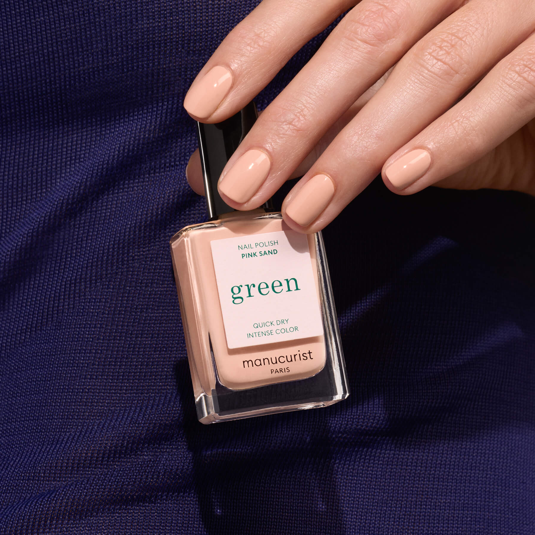 Manucurist Green Pink Sand vernis à ongles beige nude