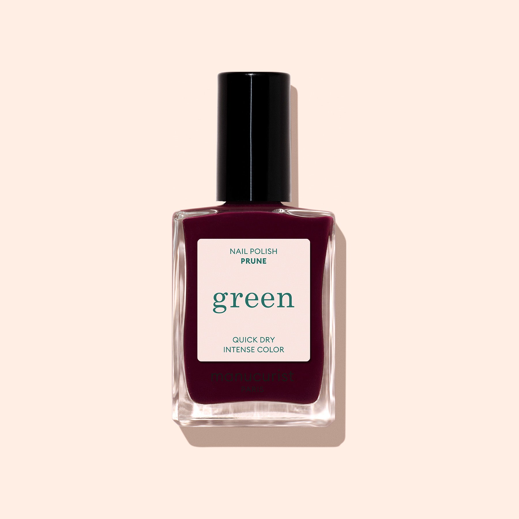 Manucurist Green Prune vernis à ongles bordeaux lie-de-vin