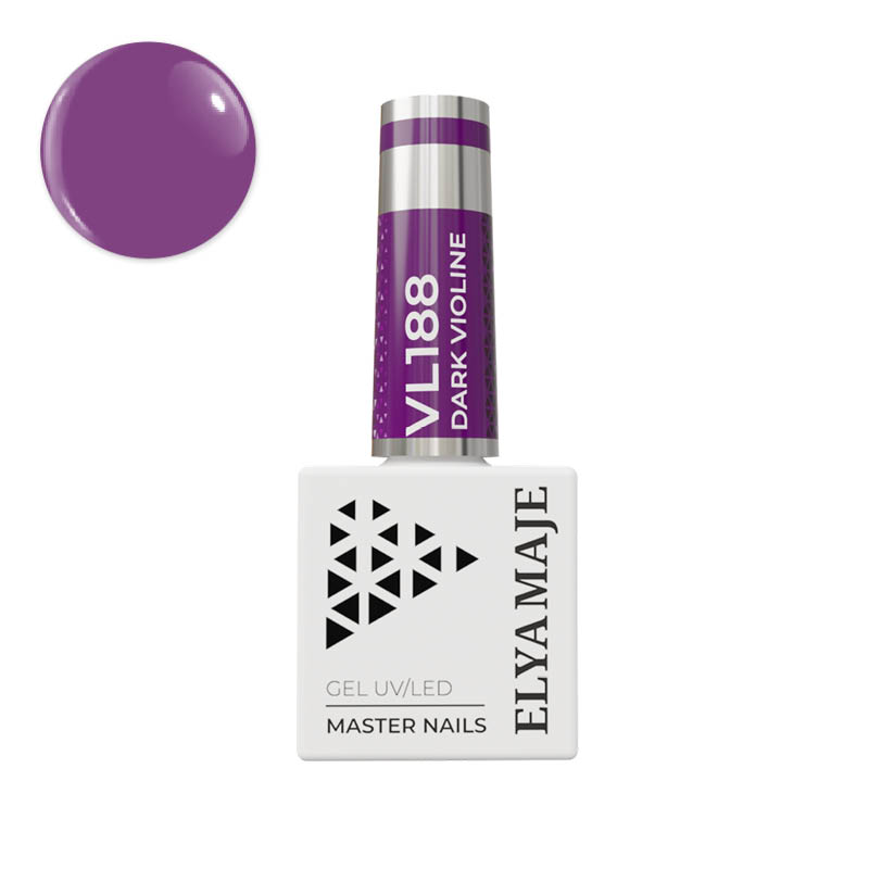 Elyamaje N°188 Dark Violine vernis semi-permanent foncé
