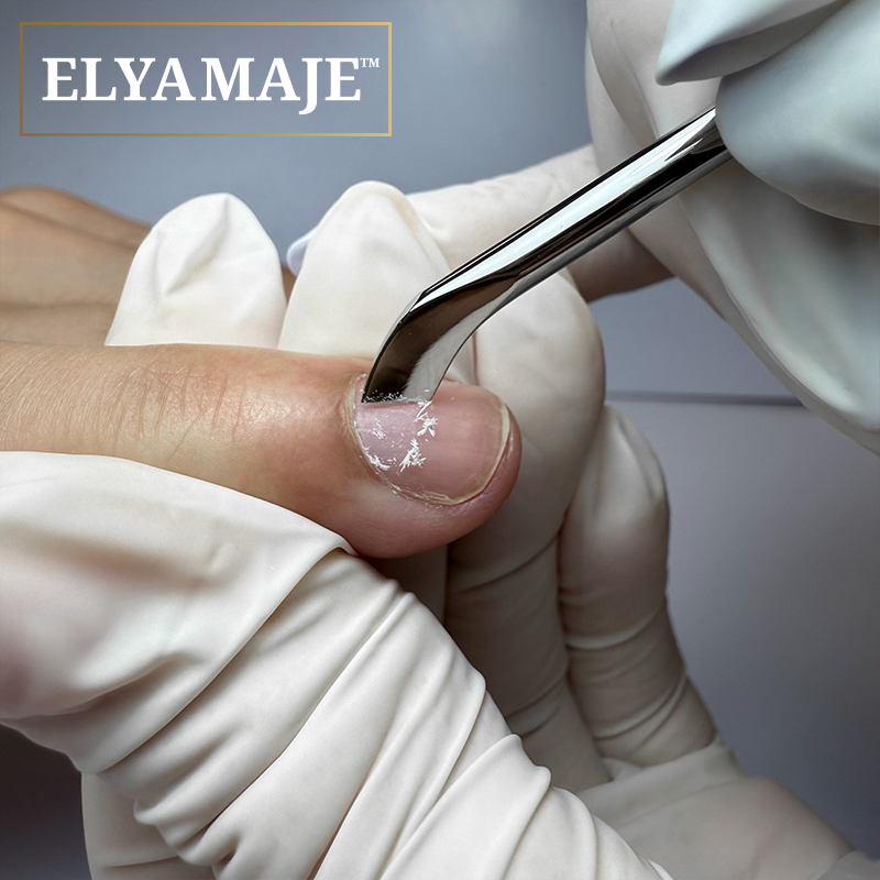 ElyaMaje Expert Pro Venus repousse-cuticules 2-en-1 inox