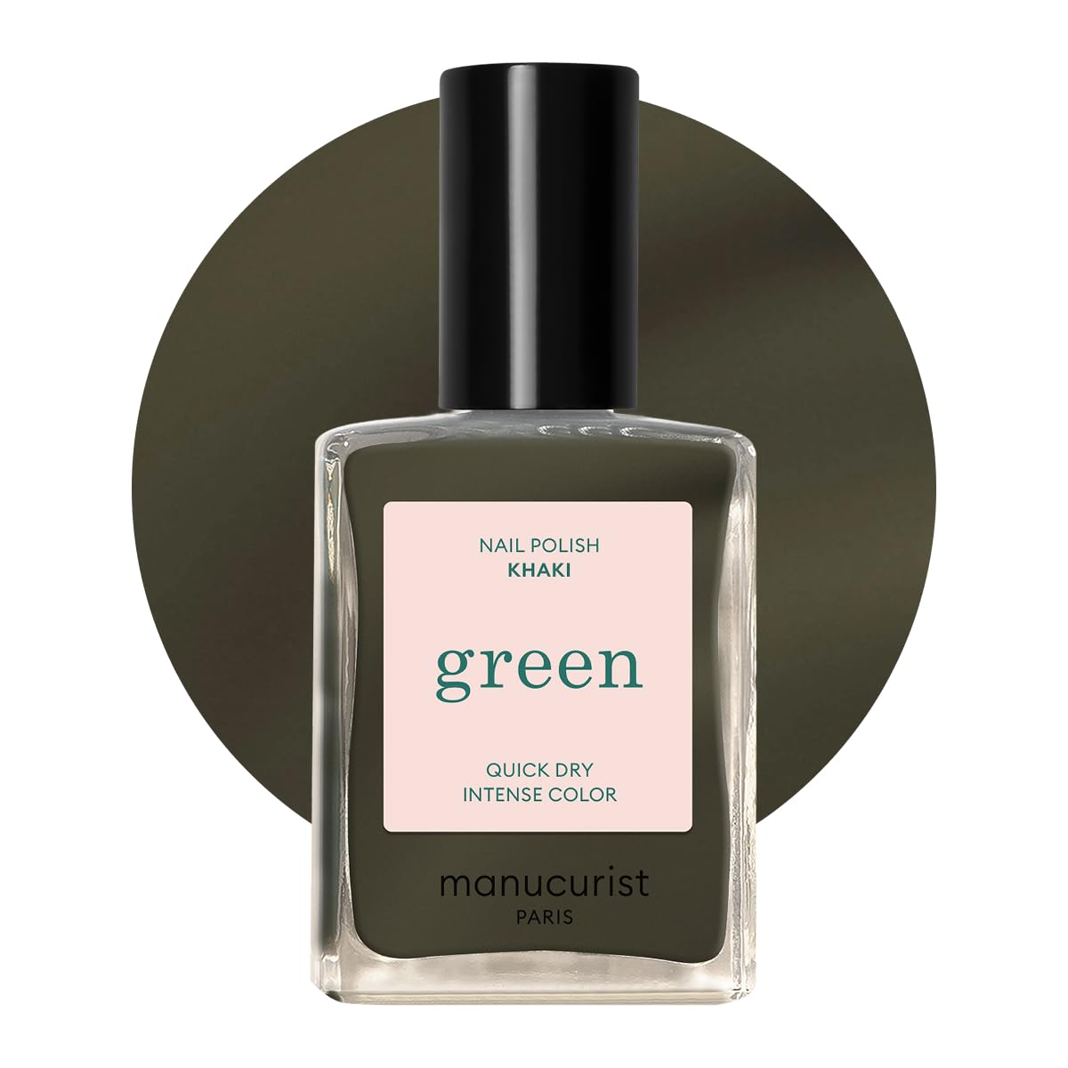 Manucurist Green Khaki vernis à ongles kaki opaque vegan