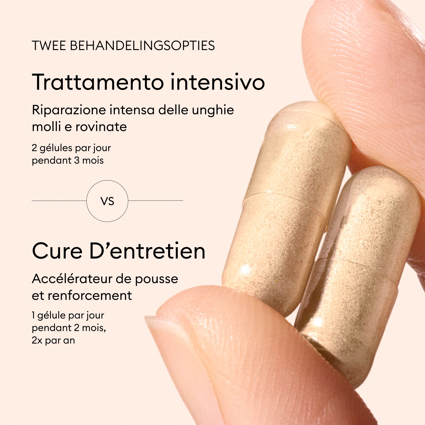 Manucurist Nail Boost gélules ongles cure 1 mois fortifiant