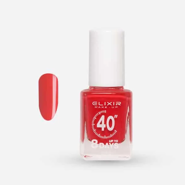 Élixir 40" #446 Bright Coral vernis à ongles 8 jours corail