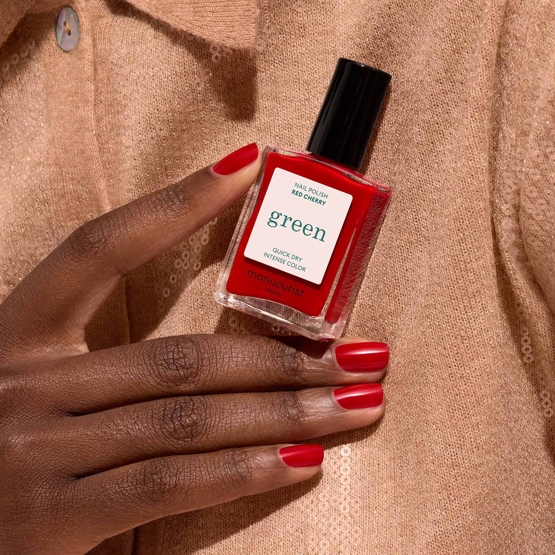 Manucurist Green vernis Red Cherry rouge cerise