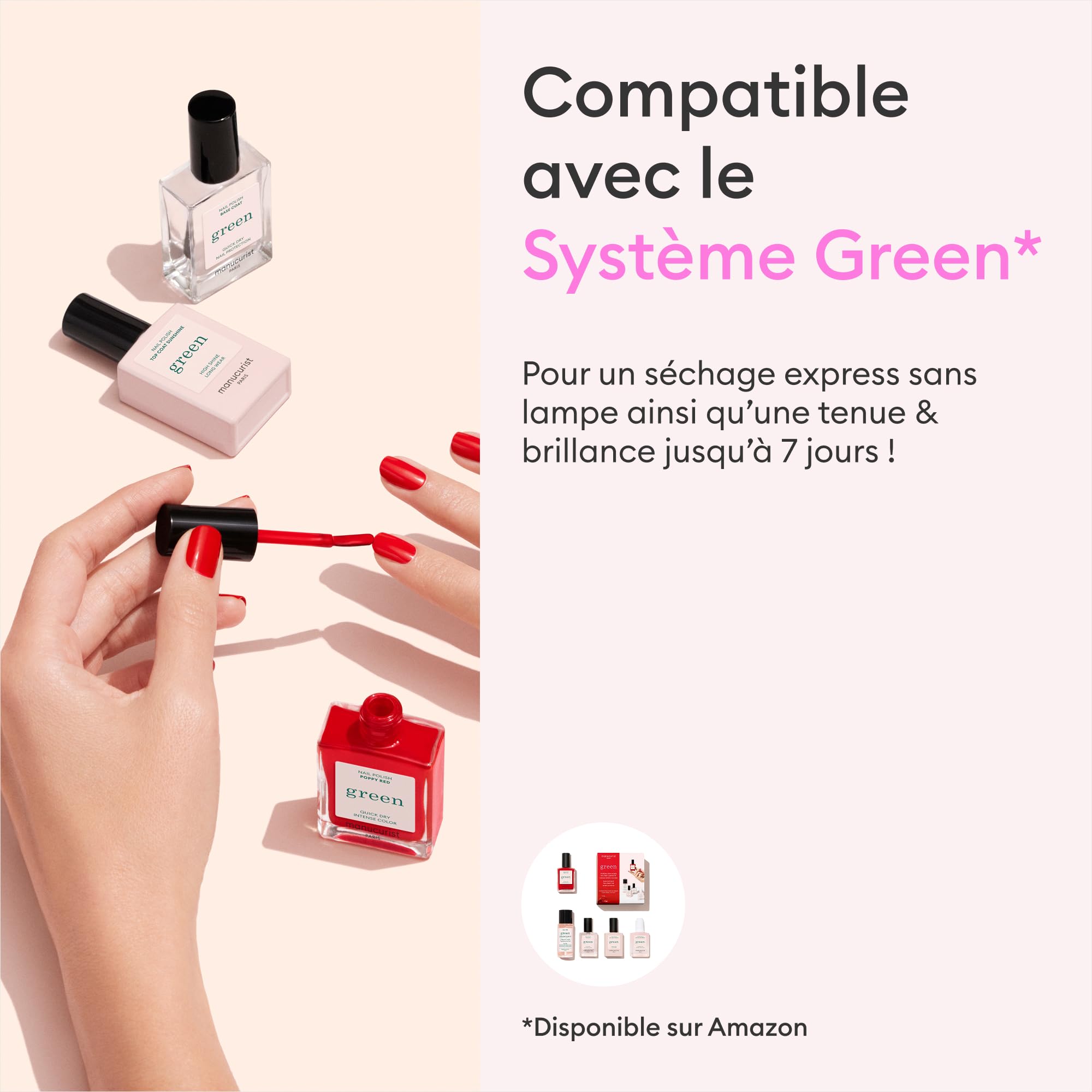 Manucurist Green Dune vernis à ongles beige sable 15ml