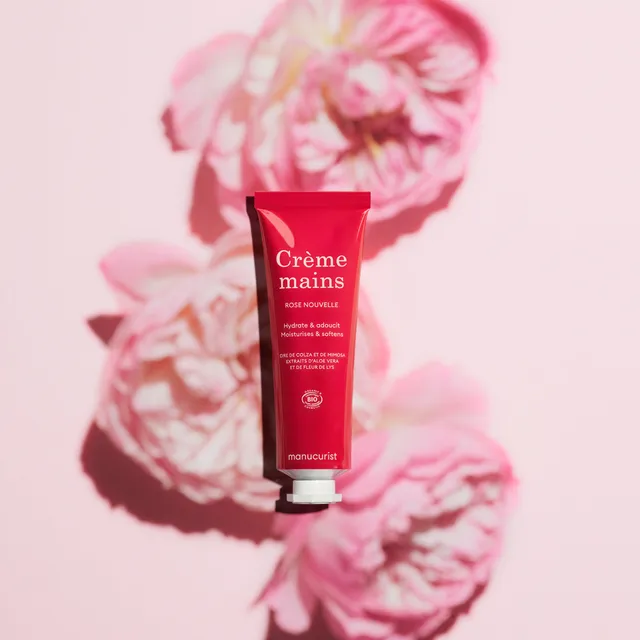 Manucurist Rose Nouvelle crème mains bio parfum rose